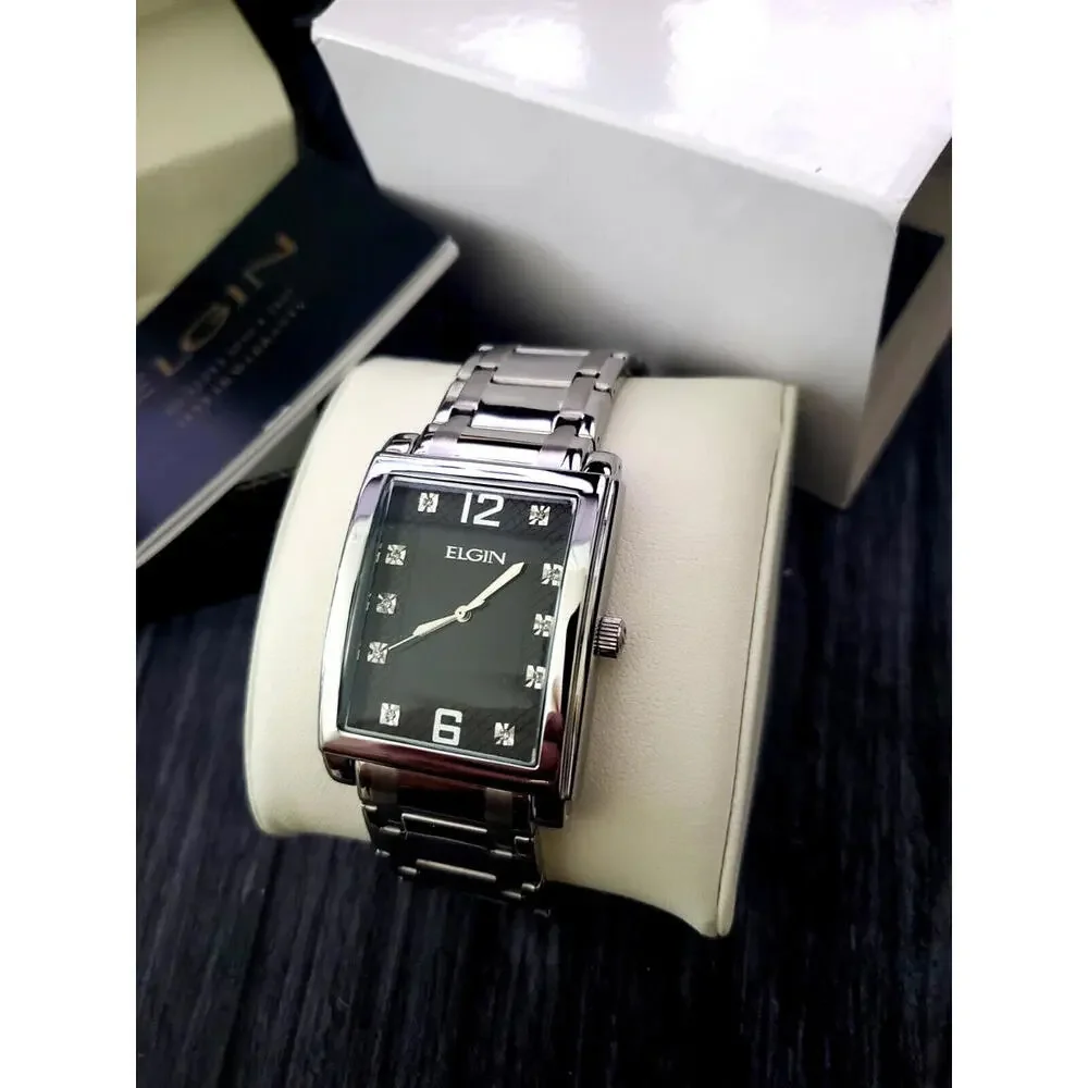 Rare Lord Elgin Gem Dial Mens Dress Watch New‎ In Box 45mm
